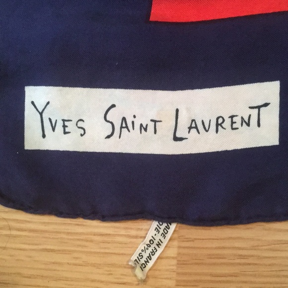 Yves Saint Laurent vintage silk scarf